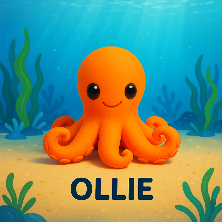 Ollie Ink – The Wiggle King of the Sea! 🐙